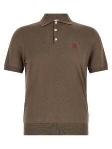 Brunello Cucinelli Knitted Polo Shirt