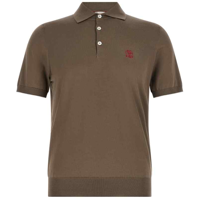 Brunello Cucinelli Knitted Polo Shirt