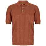 Brunello Cucinelli Wide Ribbed Polo Shirt