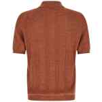 Brunello Cucinelli Wide Ribbed Polo Shirt