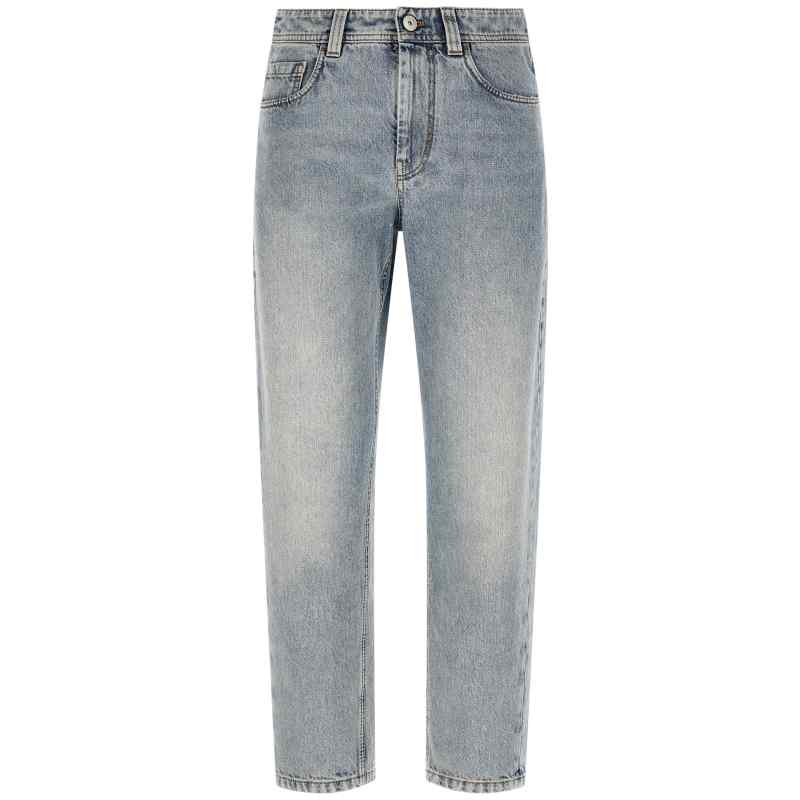 Brunello Cucinelli Baggy Tapered Jeans