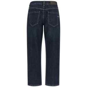 Brunello Cucinelli Shiny Bartack Jeans