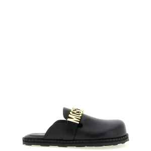 Moschino Leather Sabots