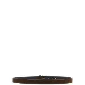 Brunello Cucinelli Inverted Leather Belt