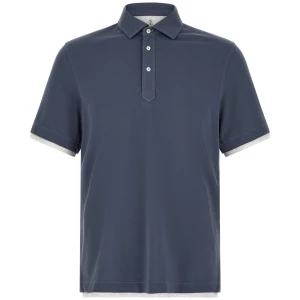 Brunello Cucinelli Double Layer Polo Shirt