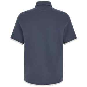 Brunello Cucinelli Double Layer Polo Shirt