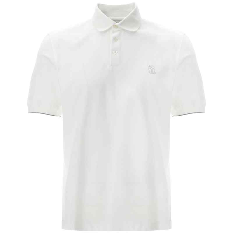 ME8548788CK640_01_M_2024-11-26T09-09-19.481Z Brunello Cucinelli Logo Piqué Polo Shirt