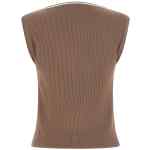 Brunello Cucinelli Shiny Trim Tank Top