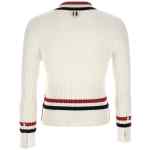Thom Browne Rwb Intarsia Sweater