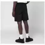 Represent Black denim Bermuda shorts