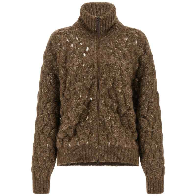 Brunello Cucinelli Dazzling Waves Cardigan
