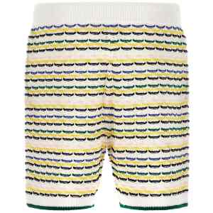 Casablanca Tuck Stitch Bermuda Shorts