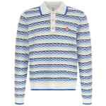 Casablanca Tuck Stitch Long Sleeve Polo Shirt