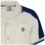 Casablanca Tennis Cotton Crochet Shirt