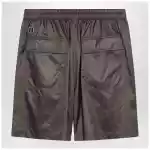 Moncler + Rick Owens Mud-colored drawstring kilt Shorts
