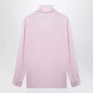 Max Mara Pink blouse in silk charmeuse