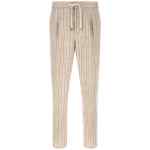 Brunello Cucinelli Striped Linen Trousers