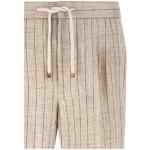 Brunello Cucinelli Striped Linen Trousers
