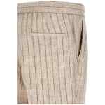 Brunello Cucinelli Striped Linen Trousers