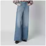 ISABEL MARANT Light blue Lemony wide-leg jeans