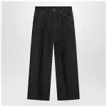 LEMAIRE Slate-colored jeans with studs