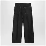LEMAIRE Slate-colored jeans with studs