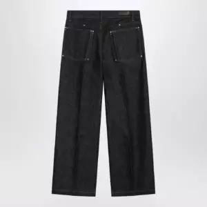 LEMAIRE Slate-colored jeans with studs