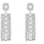 Self-Portrait Multi Crystal Droplet Earrings
