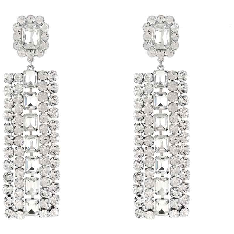 PF25603ESLSILVER_01_M_2025-05-19T08-11-18.238Z Self-Portrait Multi Crystal Droplet Earrings