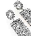 Self-Portrait Multi Crystal Droplet Earrings