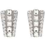 Self-Portrait Multi Crystal Earrings