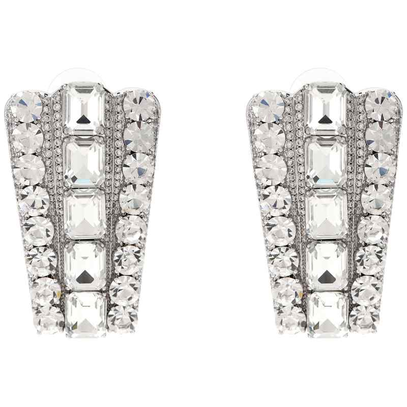 Self-Portrait Multi Crystal Earrings