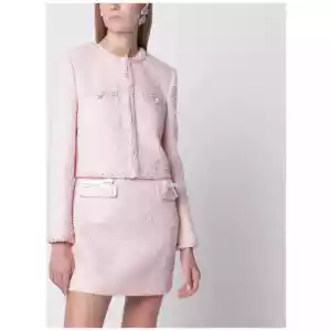 Self-Portrait Pink bouclé jacket