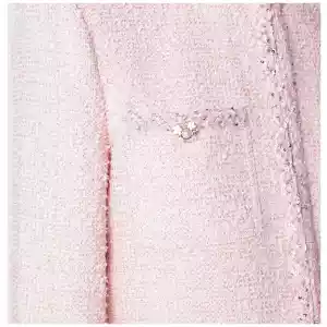 Self-Portrait Pink bouclé jacket