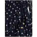 Self-Portrait Polka Dot Georgette Ruffle Maxi Dress