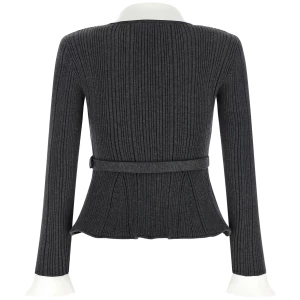 Self-Portrait Ribbed Cardigan