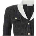 Self-Portrait Ribbed Cardigan