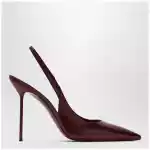 Paris Texas Lidia slingback pumps in cherry patent leather