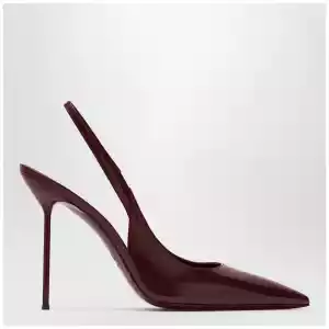 Paris Texas Lidia slingback pumps in cherry patent leather