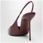Paris Texas Lidia slingback pumps in cherry patent leather