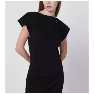 ISABEL MARANT Long black Nadela jersey dress