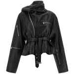 Rick Owens Cropped Scarf Flight Jacket