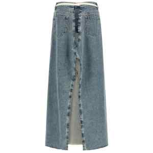 Maison Margiela Raw Hem Denim Skirt