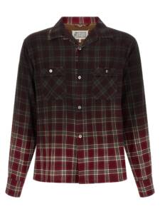 Maison Margiela Check Shirt With Gradient Effect