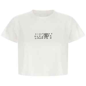 Mm6 Maison Margiela Numeric Signature Mm6 Upside Down T-shirt