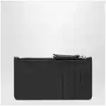 Maison Margiela Black Four Stitches Zip Cardholder