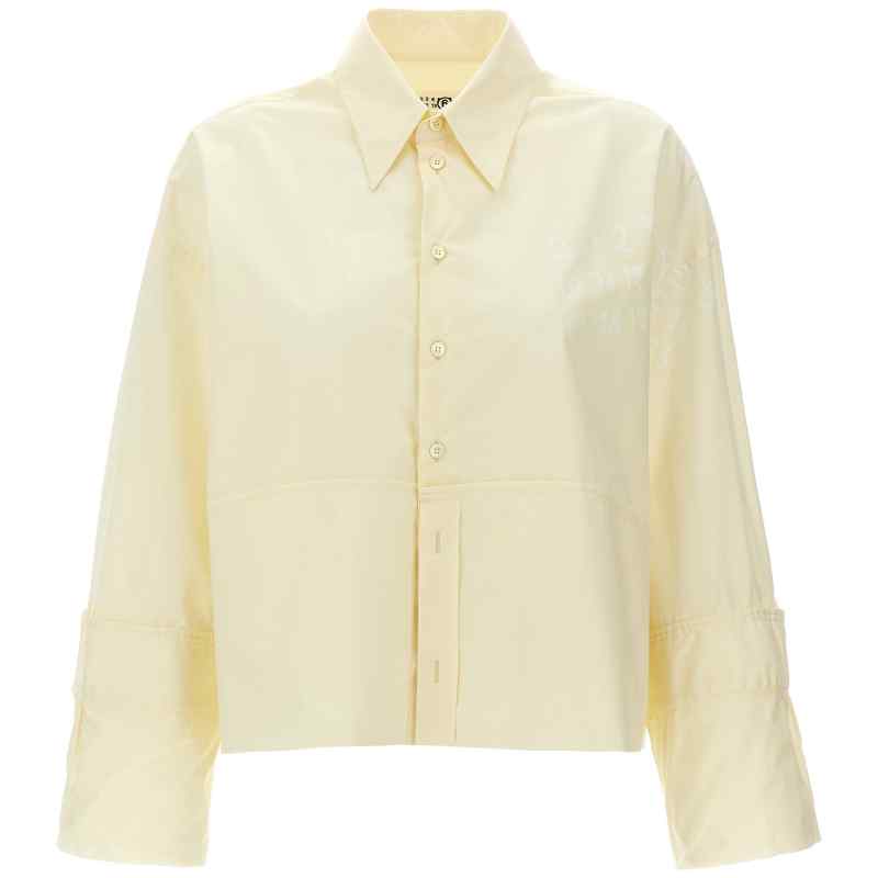 Mm6 Maison Margiela Logo Print Shirt
