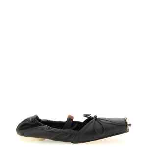 Mm6 Maison Margiela Square Toe Ballet Flats