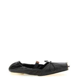 Mm6 Maison Margiela Square Toe Ballet Flats