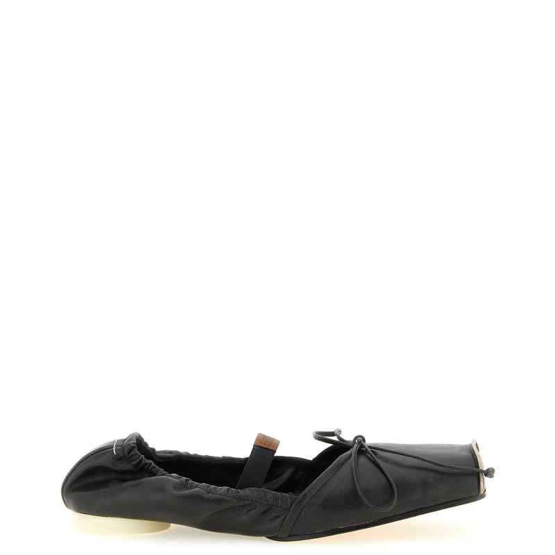 Mm6 Maison Margiela Square Toe Ballet Flats